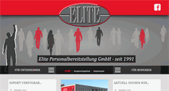 Desktop Screenshot of elite-personal.at